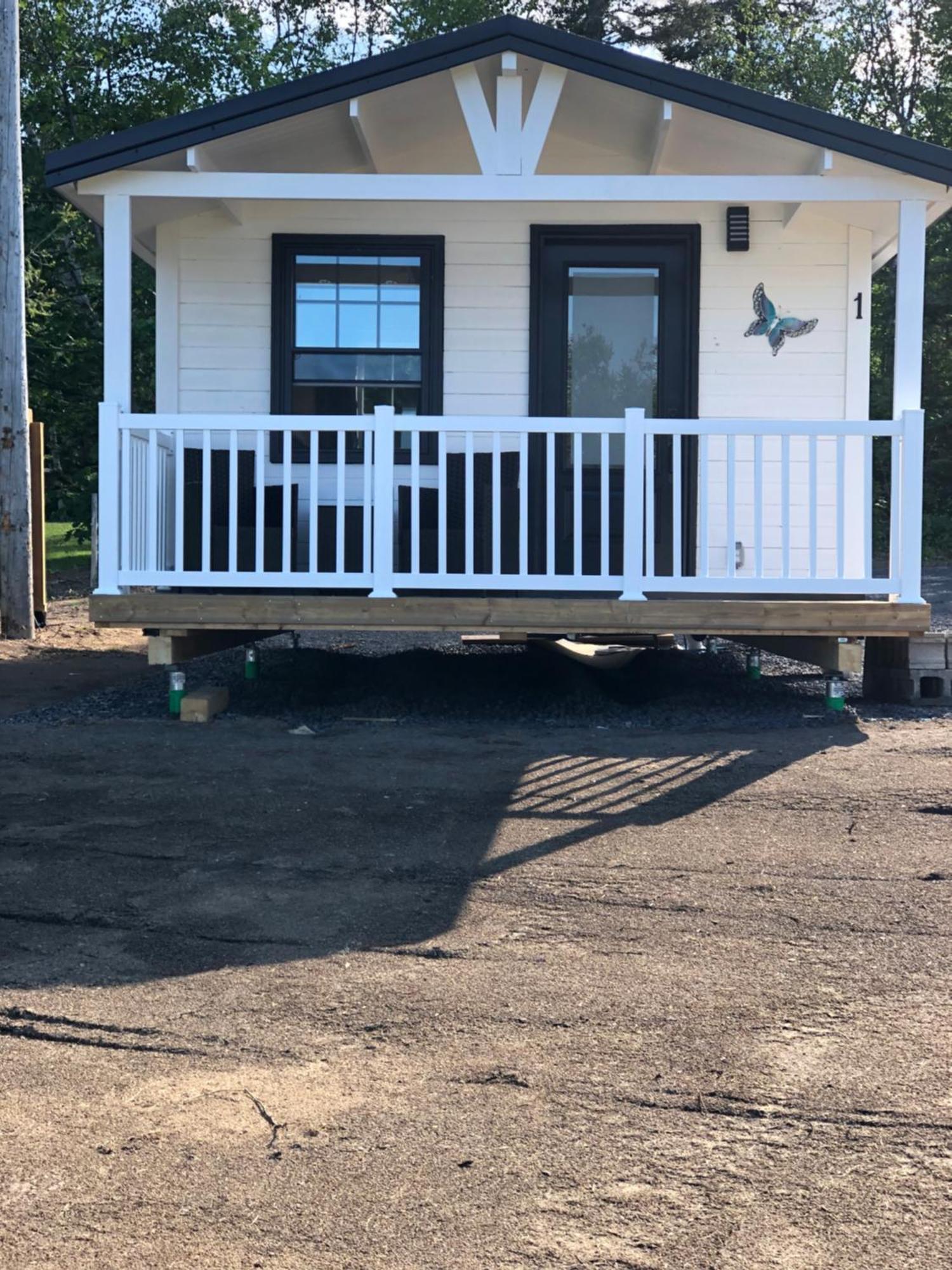 Les Chalets De La Colline Inc Baie-Sainte-Catherine Bagian luar foto